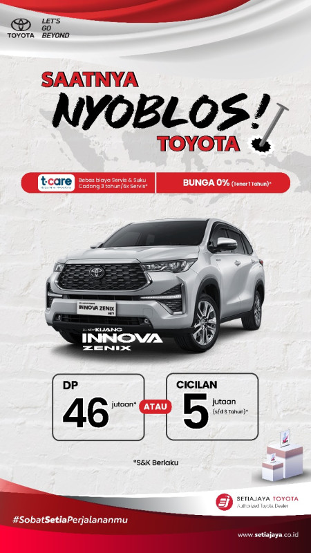 Promo Toyota Inova Zenix